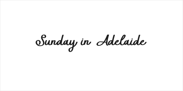 Sunday in Adelaide Logo