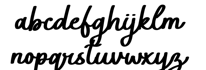 Sunday in Adelaide Font LOWERCASE