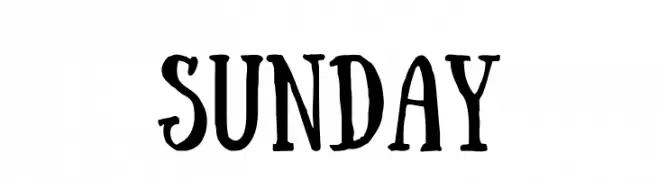 Sunday  नि: शुल्क फ़ॉन्ट्स डाउनलोड