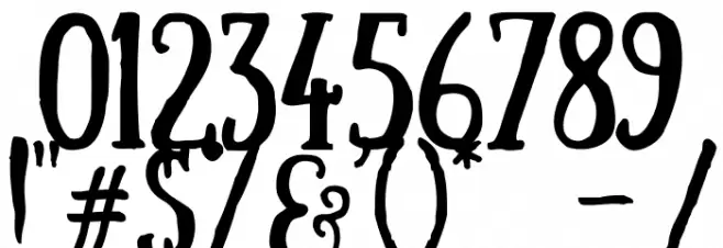 Sunday Font OTHER CHARS