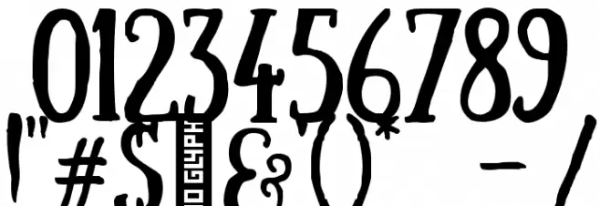 Sunday Font OTHER CHARS