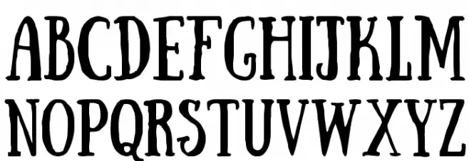 Sunday Шрифта ВЕРХНИЙ