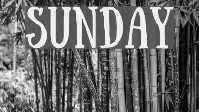 Sunday Font examples