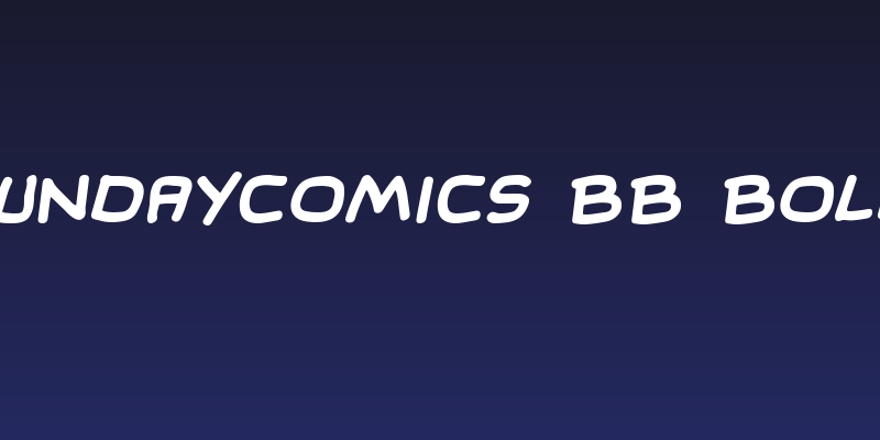 SundayComics BB Bold Social Header