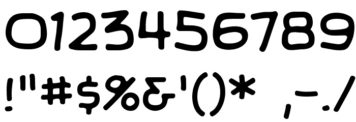 SundayComics BB Font OTHER CHARS
