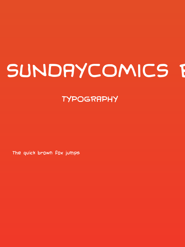 SundayComics BB Poster