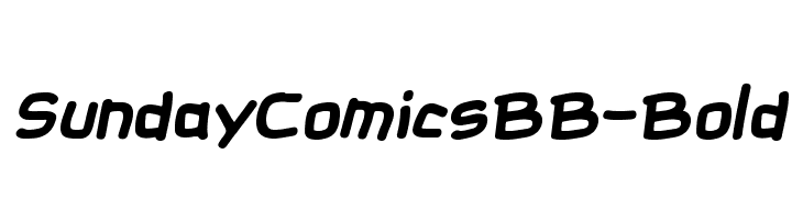 SundayComicsBB-Bold  नि: शुल्क फ़ॉन्ट्स डाउनलोड
