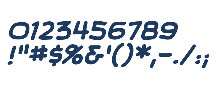 SundayComicsBB-Bold Other Characters