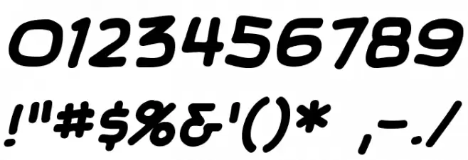 SundayComicsBB-Bold Font OTHER CHARS