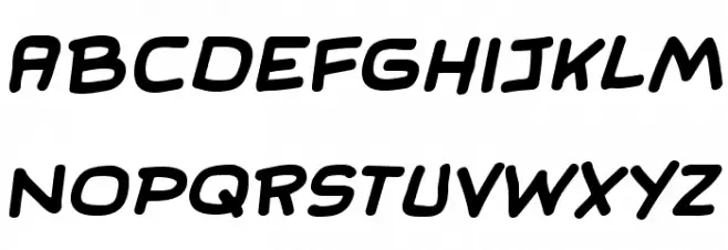 SundayComicsBB-Bold Schriftart Groß