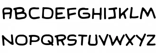 SundayComicsBB Schriftart Groß