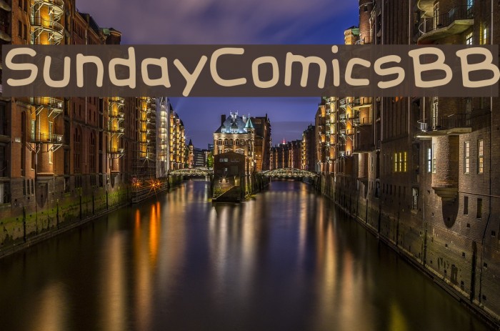 SundayComicsBB Font examples