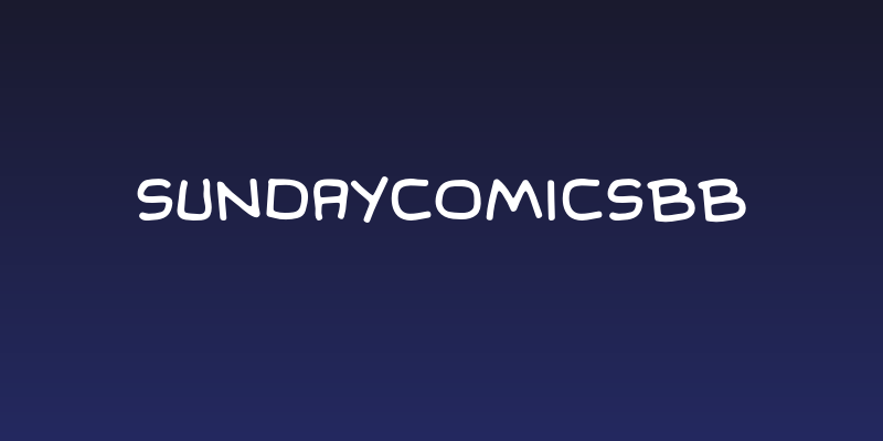SundayComicsBB Social Header