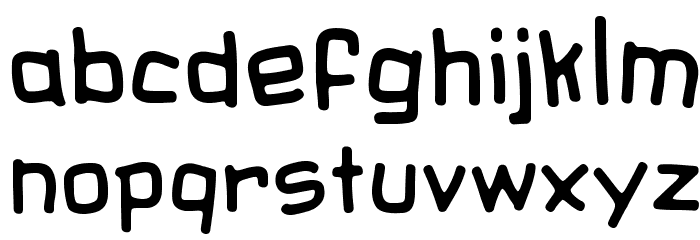 SundayComicsBB Font LOWERCASE
