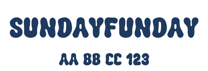 SundayFunday Font Preview