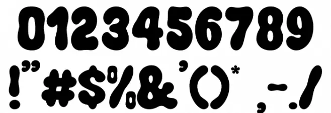 SundayFunday フォント その他の文字