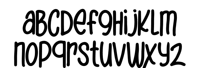 SundayMorningFREE Font LOWERCASE