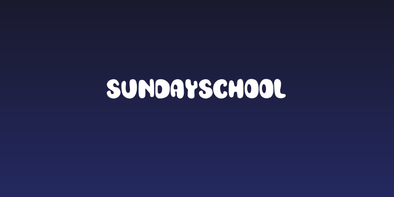 SundaySchool Social Header
