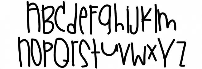 SundaySneakerFun Schriftart Groß