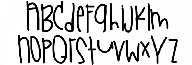 SundaySneakerFun Schriftart Groß