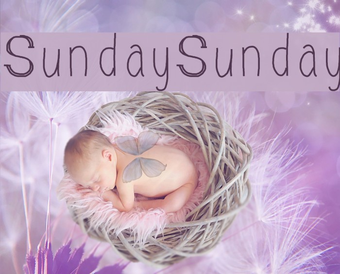 SundaySunday Font examples