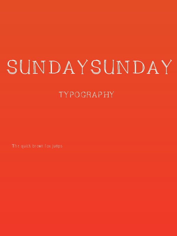 SundaySunday Poster