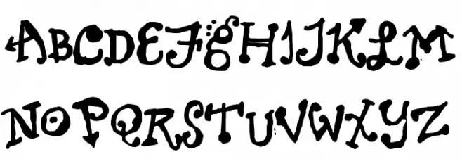 Sundayluck Font UPPERCASE