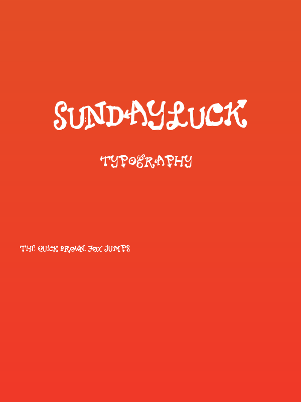 Sundayluck Poster