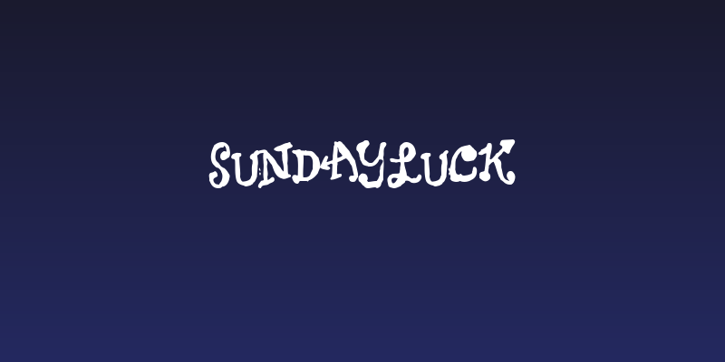 Sundayluck Social Header