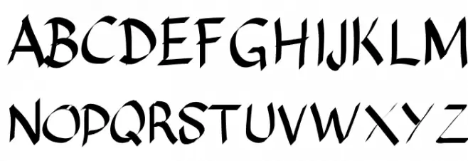 Sundayscript Font Litere mari