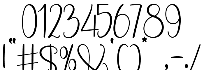 Sunderland Font OTHER CHARS