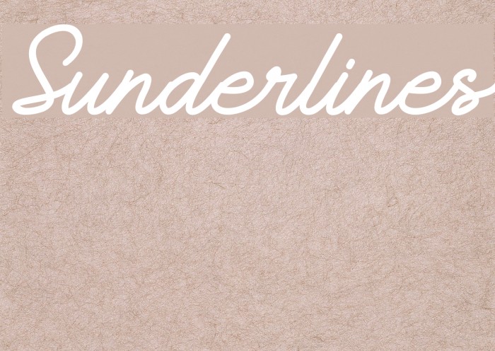 Sunderlines Example 3