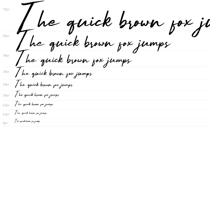 Sundey Free Italic Waterfall