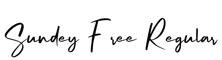 Sundey Free Regular Font - FFonts.net