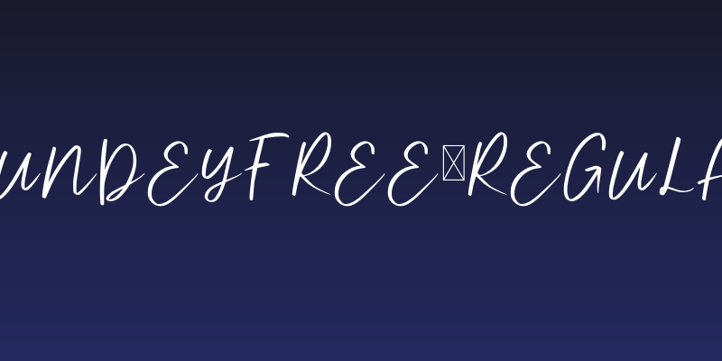 SundeyFree-Regular Social Header
