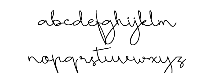 Sundiary Demo Font LOWERCASE