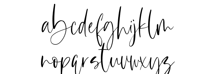 Sundine Font LOWERCASE
