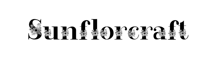 Sunflor craft  les polices de caractères gratuit tlcharger