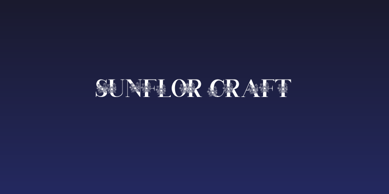 Sunflor craft Social Header
