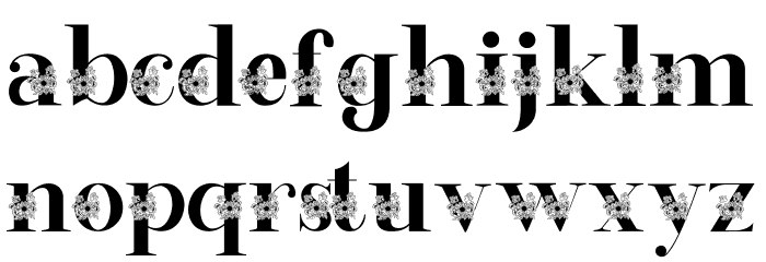 Sunflor craft Font LOWERCASE