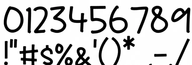 Sunflora Font OTHER CHARS