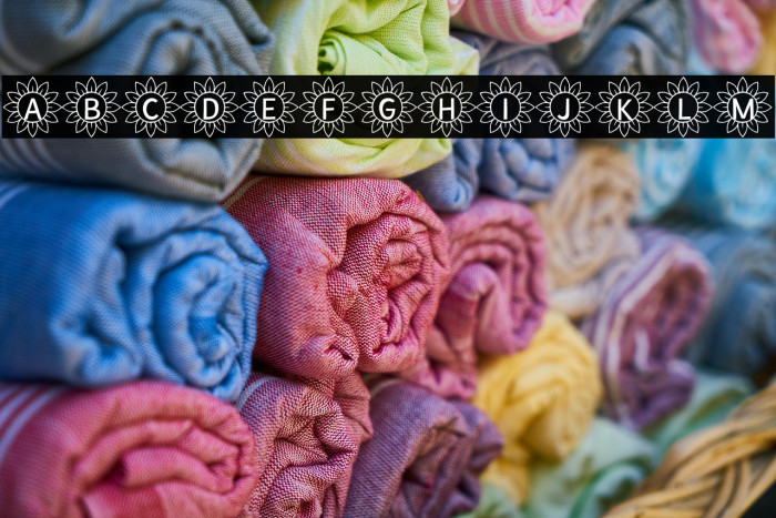 Sunflower Alphabet Example 3