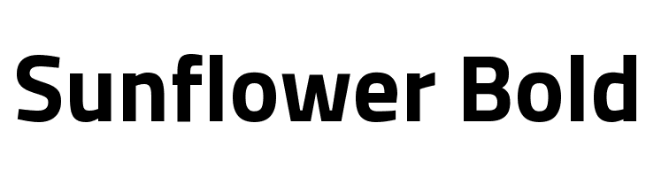 Sunflower Bold  フリーフォントのダウンロード