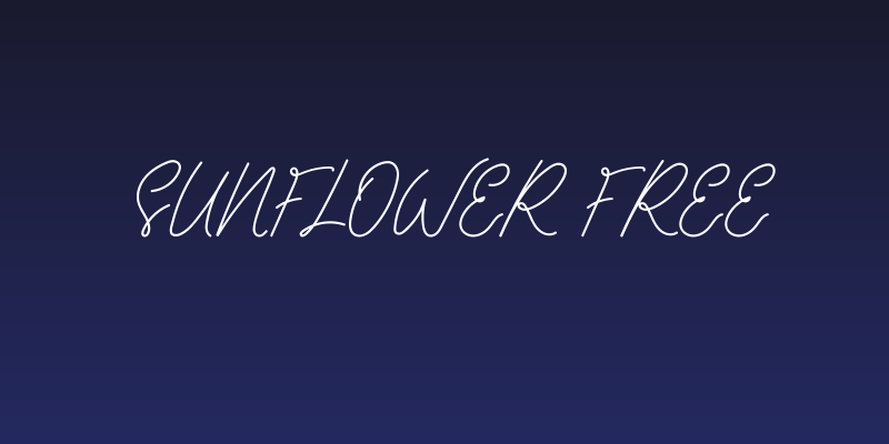 Sunflower FREE Social Header
