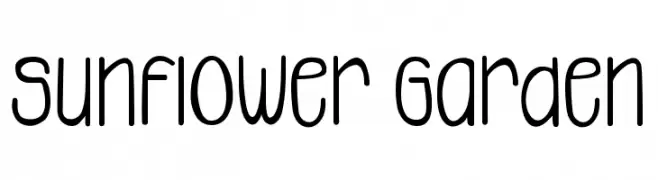 Sunflower Garden  Descarca Fonturi Gratis