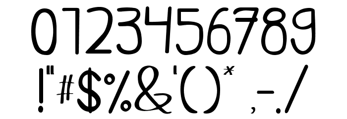 Sunflower Garden Font OTHER CHARS
