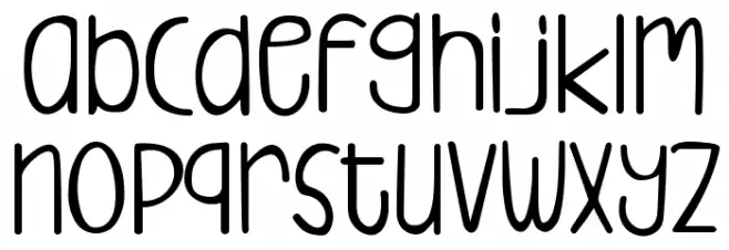 Sunflower Garden Caratteri MINUSCOLO