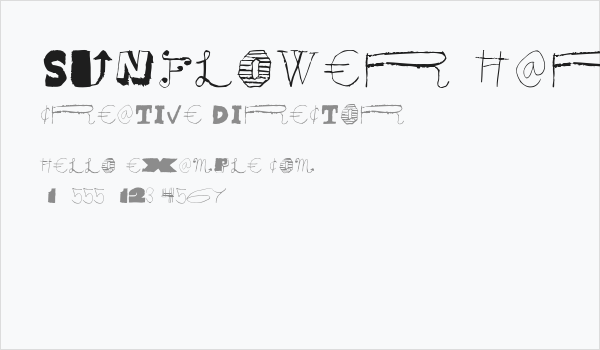 Sunflower Harvest Regular Business Card