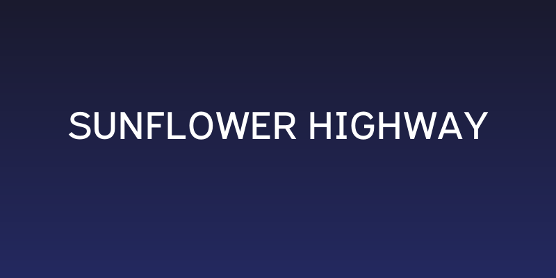 Sunflower Highway Social Header