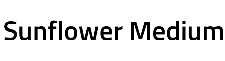 Sunflower Medium Font